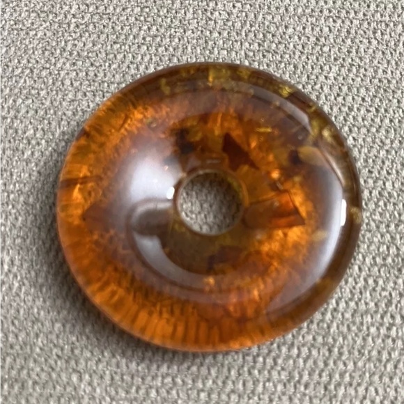 Murano Inspired Glass Pendants (lot of 4) Multicolored, Beautiful Condition - Picture 4 of 6